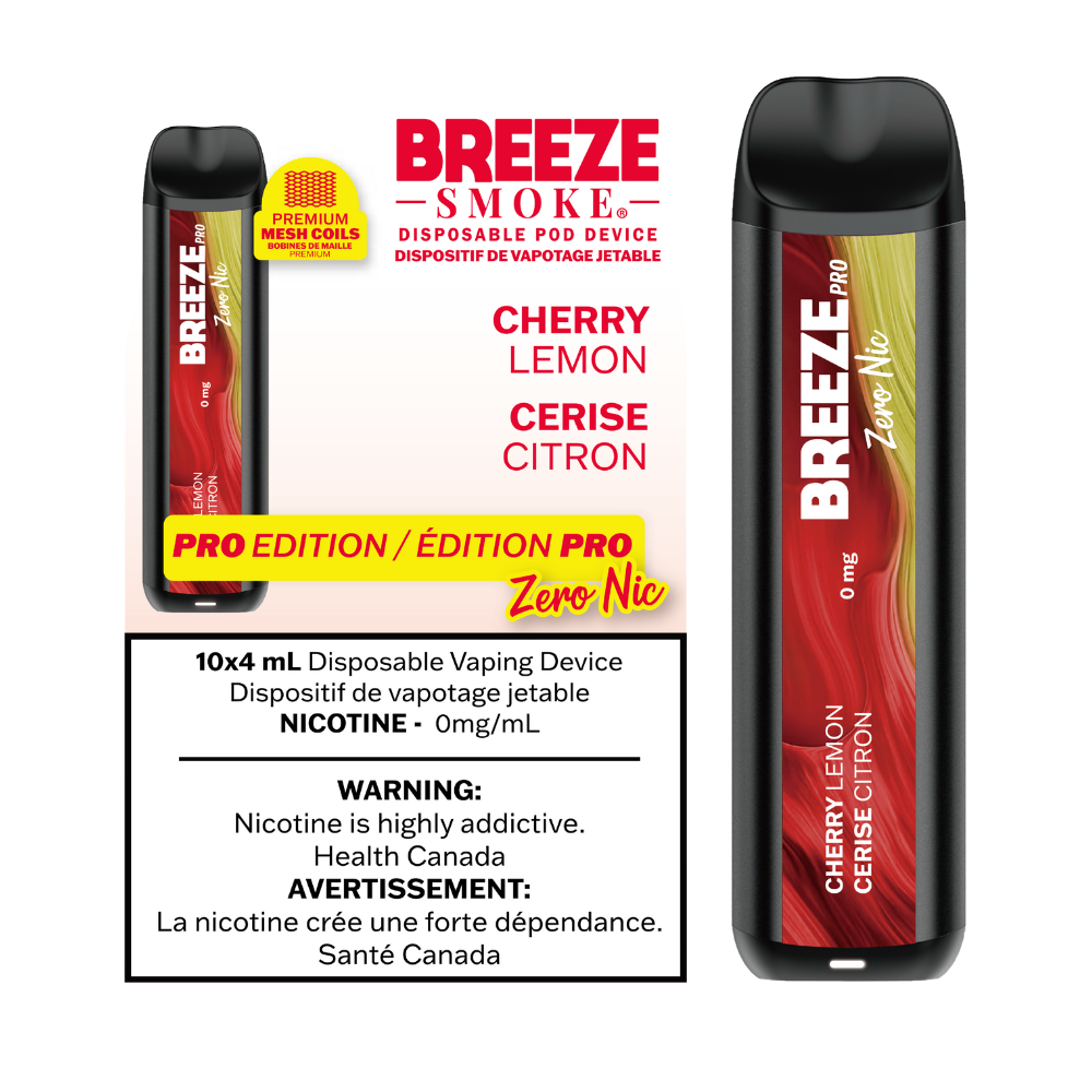 Breeze Pro Zero Nic 2000 Puffs 4mL Disposable Vape – 10ct (2) Breeze Pro Zero Nic 2000 Puffs 4mL Disposable Vape – 10ct (2)