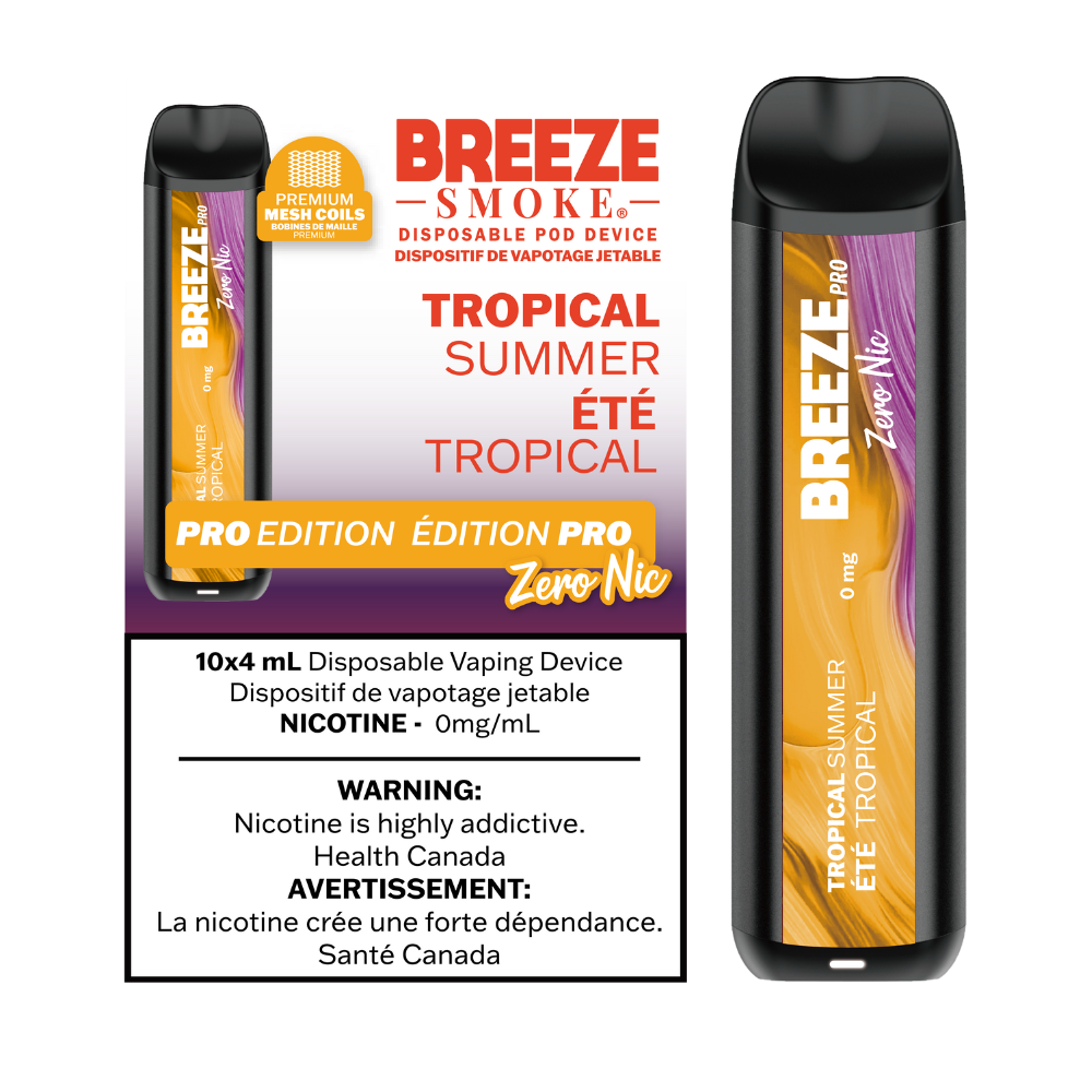 Breeze Pro Zero Nic 2000 Puffs 4mL Disposable Vape – 10ct (6) Breeze Pro Zero Nic 2000 Puffs 4mL Disposable Vape – 10ct (6)
