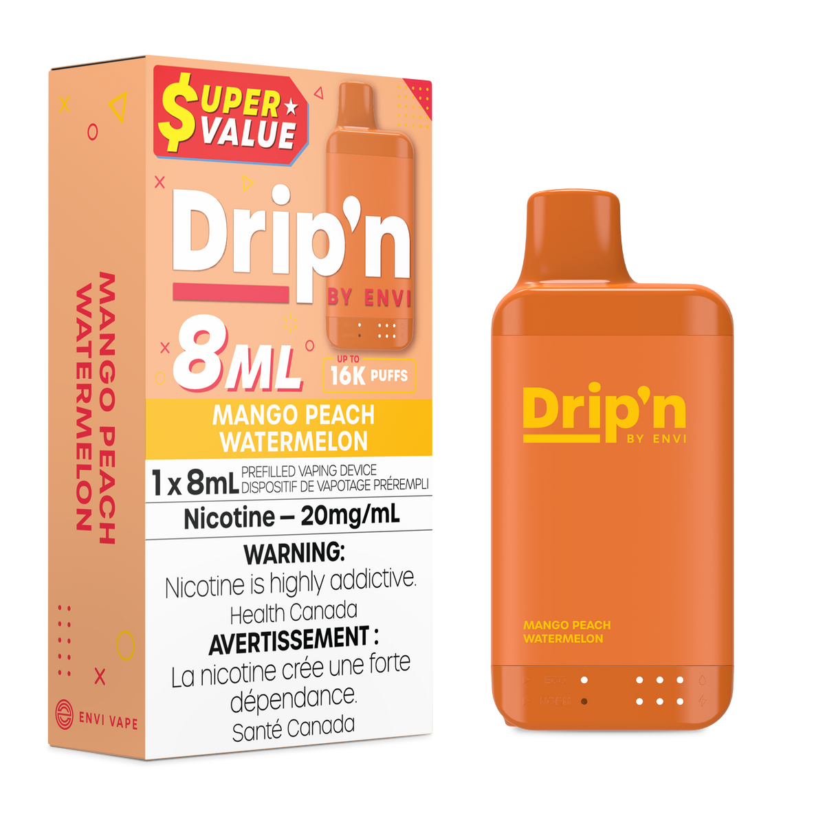 Dripn_8mL_MAY2025_Device_SP-MangoPeachWatermelon Dripn_8mL_MAY2025_Device_SP-MangoPeachWatermelon